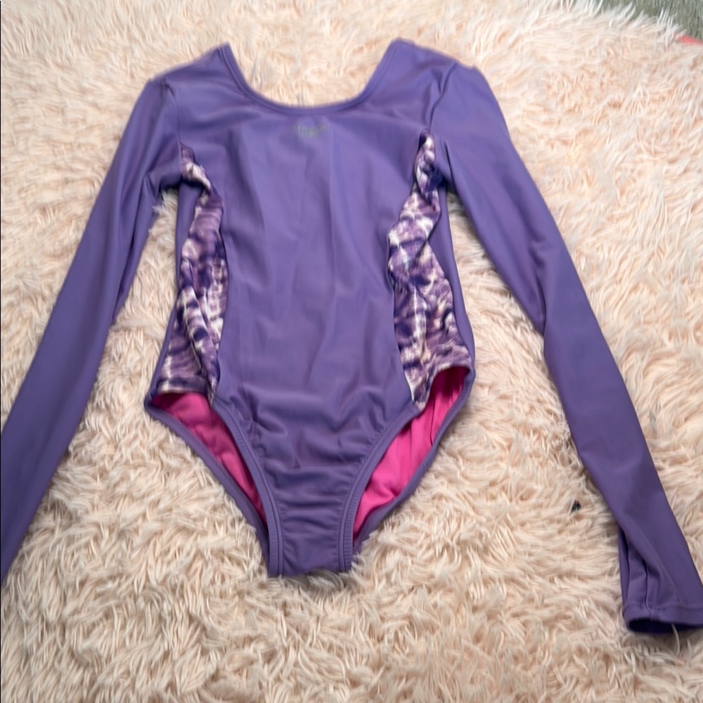 Speedo Kids Swim One Piece - Purple and Pink